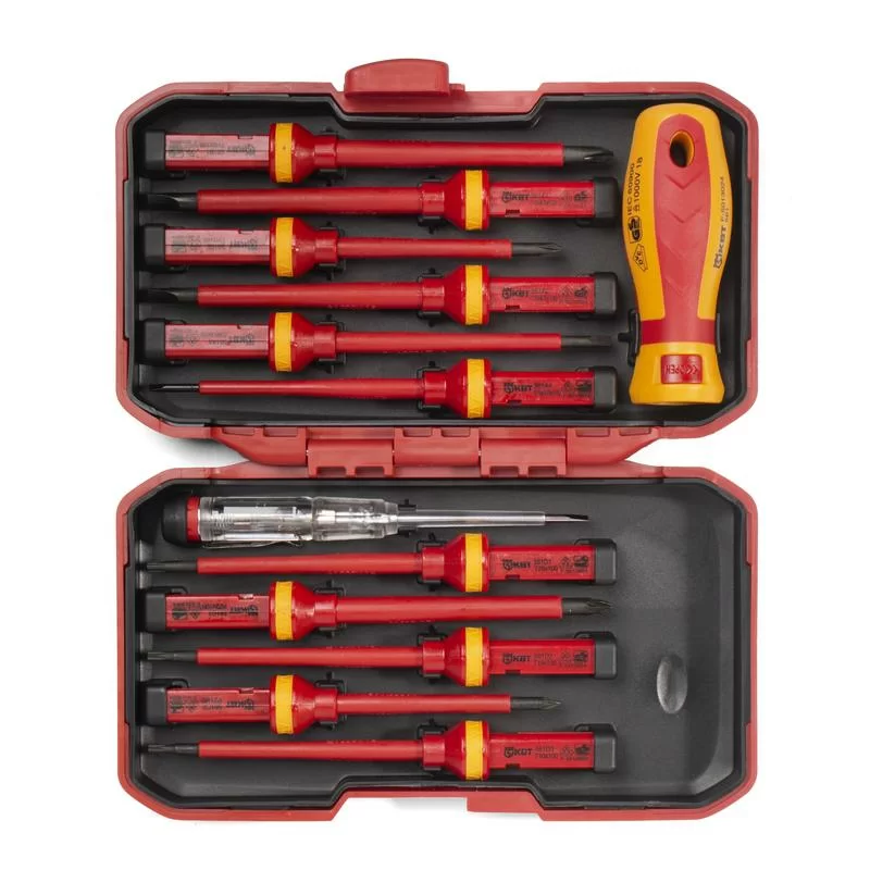 Набор диэлектрических отверток КВТ Профи НИО-4412 (12 шт) – №1