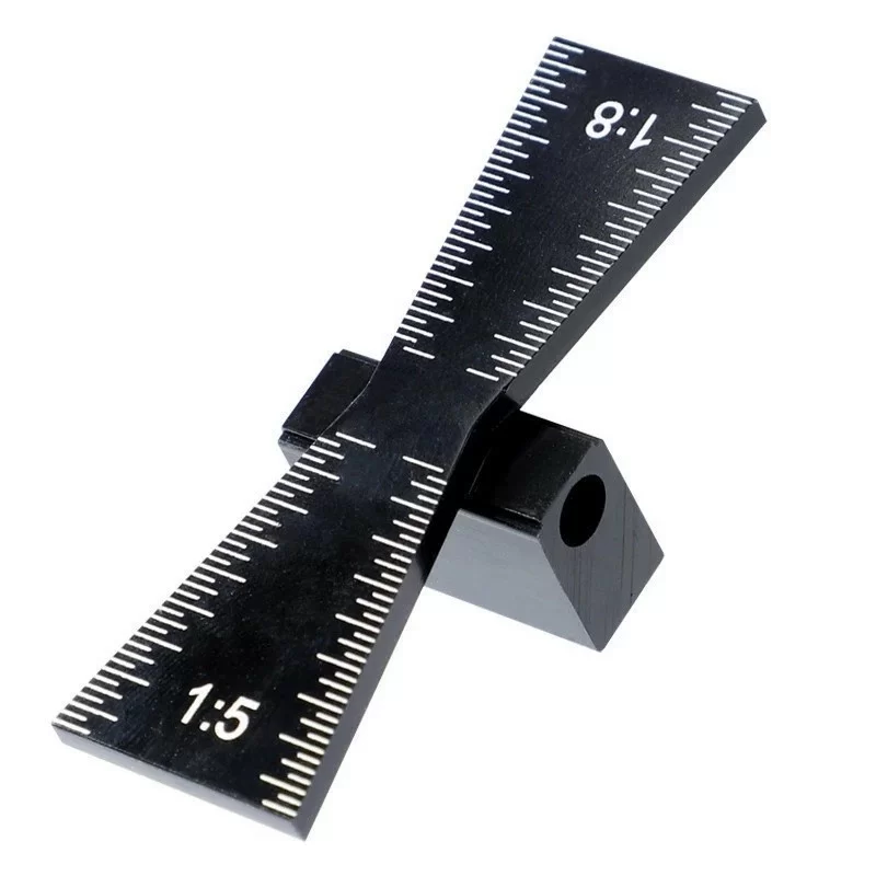 Шаблон для разметки соединения "Ласточкин хвост" Uniqtool UTM-033D 64х24 мм – №1