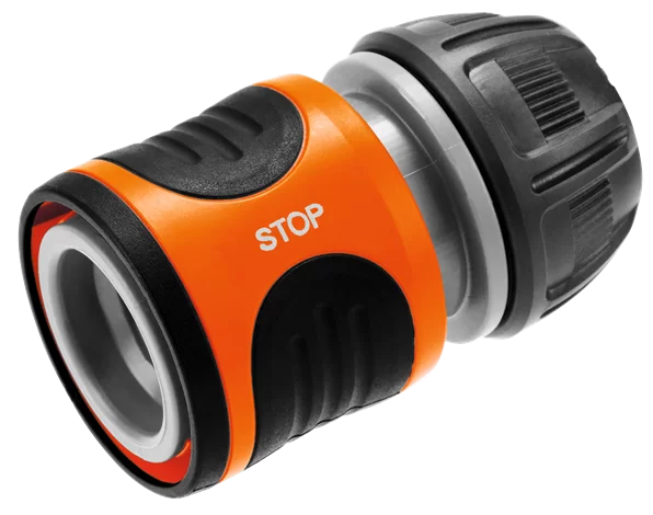 Соединитель для шланга Gardena 1/2" с автостопом – фото №1 Соединитель для шланга Gardena 1/2" с автостопом – №1