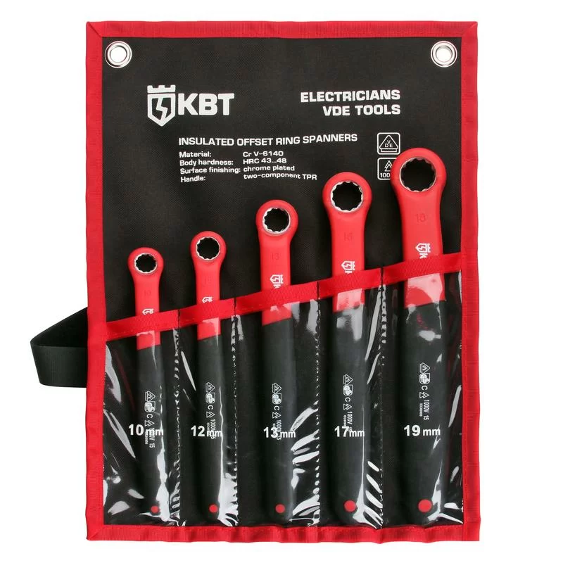 Набор ключей накидных КВТ Профи НИИ-07 диэлектрических (5 шт) – №1