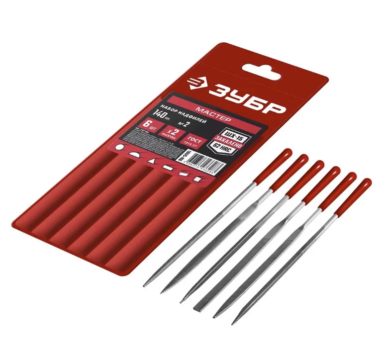 Набор надфилей Зубр 140 мм в чехле (6 шт) – фото №1 Набор надфилей Зубр 140 мм в чехле (6 шт) – №1