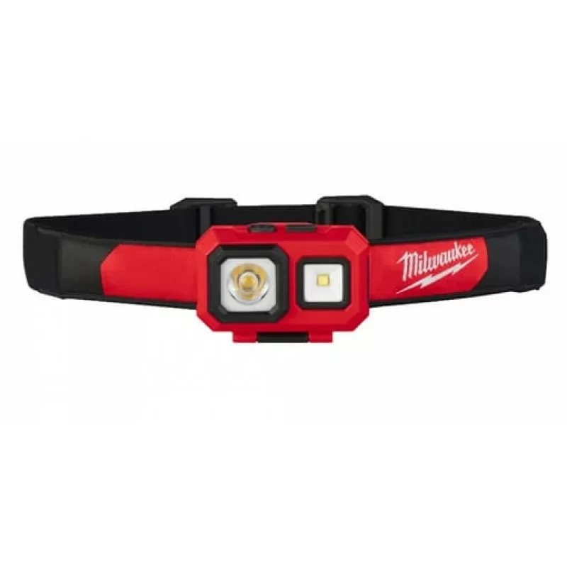 Фонарь налобный Milwaukee HL-SF на батарейках – №5