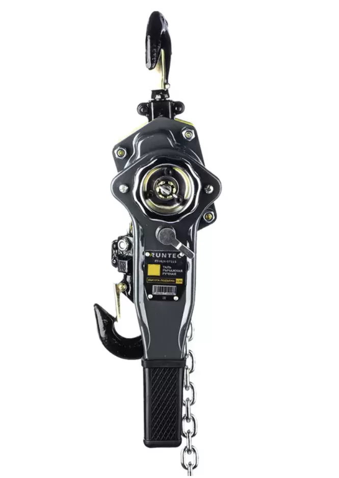 Таль ручная рычажная Runtec 3 т, высота подъема 9 м – №1