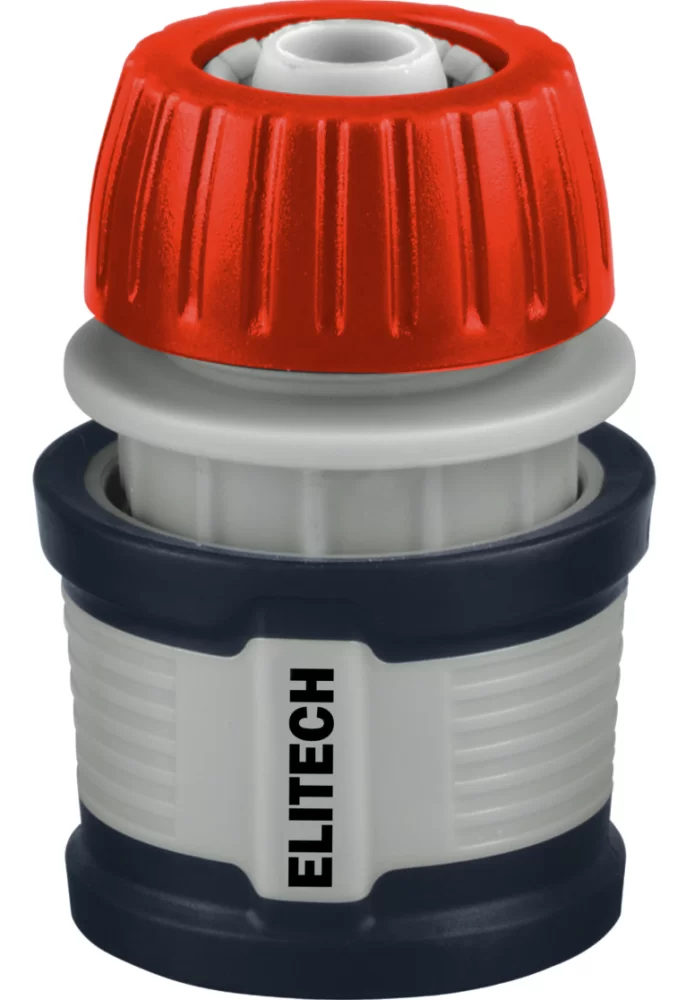 Соединитель для шланга Elitech Garden HF 012WS 3/4" с аквастопом – №1