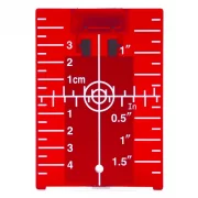 Фото товара «Мишень для нивелиров Elitech, красный луч »