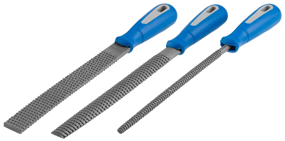 Набор рашпилей Зубр Профессионал 200 мм (3 шт) – фото №1 Набор рашпилей Зубр Профессионал 200 мм (3 шт) – №1