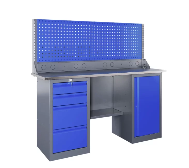 Верстак слесарный Верстакофф SLF 161.47.1-1R двухтумбовый – фото №1 Верстак слесарный Верстакофф SLF 161.47.1-1R двухтумбовый – №1