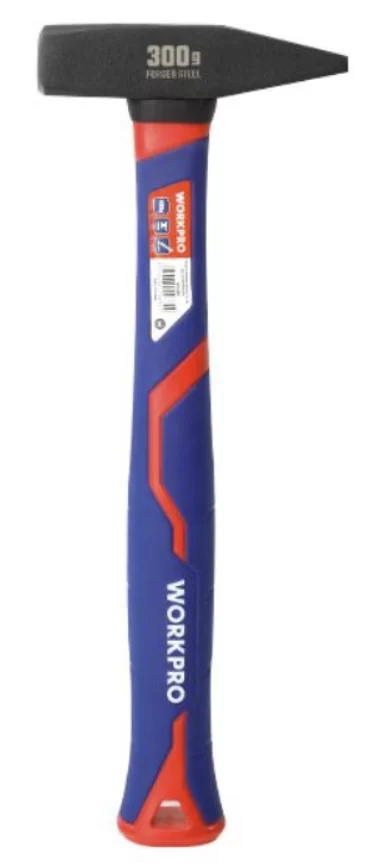 Молоток слесарный WORKPRO 500 гр с фиберглассовой рукояткой (WP241023) – №1
