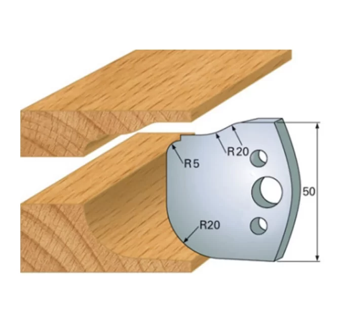 Комплект из 2-х ножей CMT SP 50x4 мм (690.577) – фото №1 Комплект из 2-х ножей CMT SP 50x4 мм (690.577) – №1