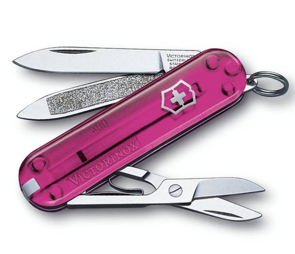 Нож-брелок многофункциональный Victorinox Classic Rose Edition (0.6203.T5) – №1