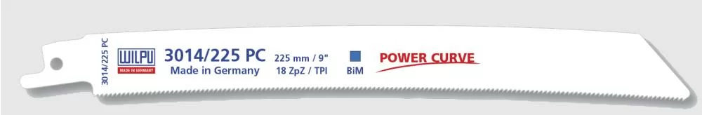 Полотно сабельное Wilpu 3014/225 Power Curve Bi-Metal (1 шт) – фото №1 Полотно сабельное Wilpu 3014/225 Power Curve Bi-Metal (1 шт) – №1