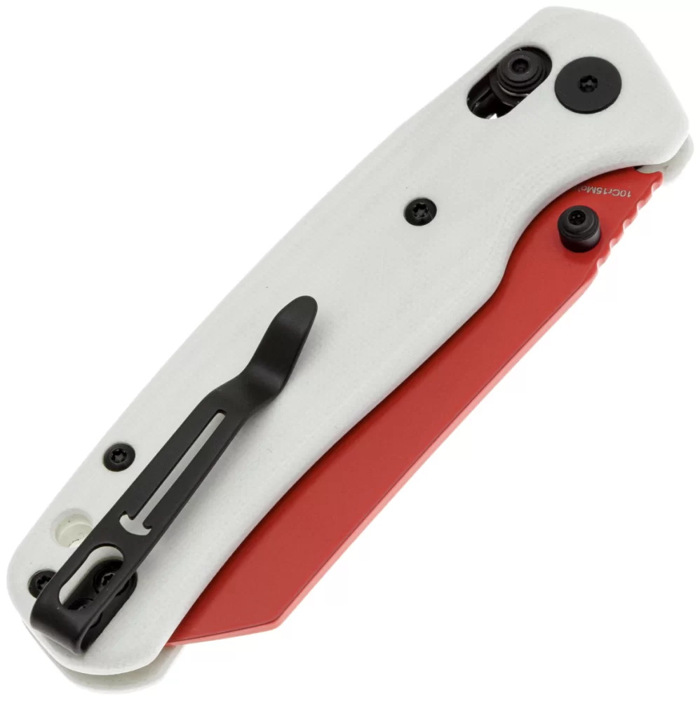 Нож Bestechman Cicada's Wing Red с рукоятью White G10 (BMK06G) – №3