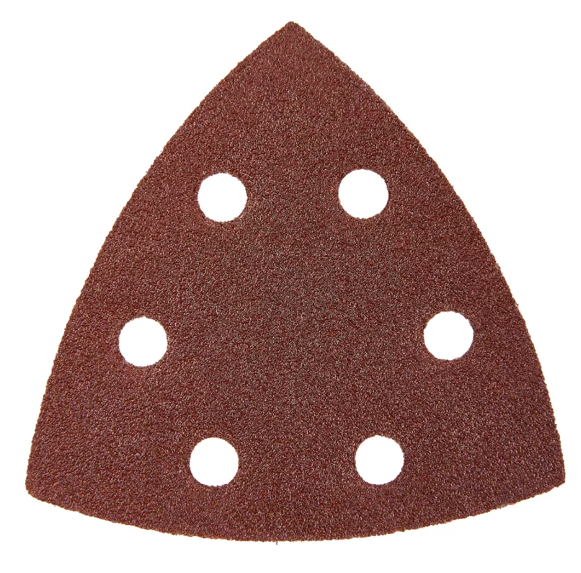 Лист шлифовальный Elitech 93х93 мм Р80, треугольный (5 шт) – №1