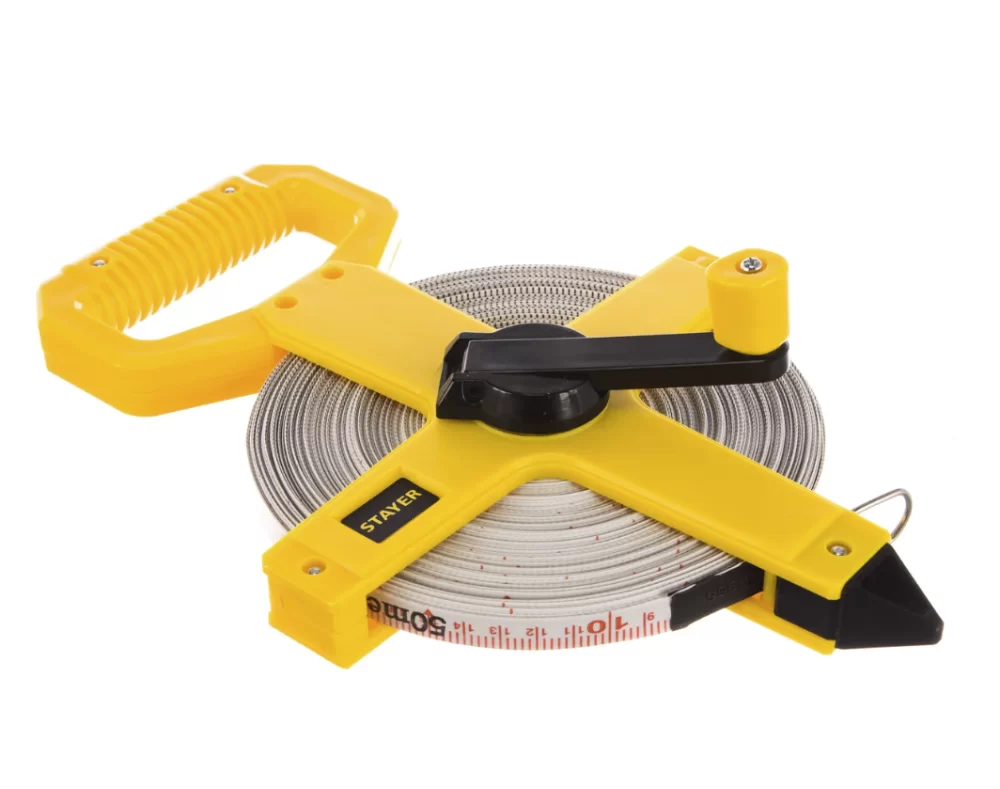 Лента мерная Stayer Master 50 м. геодезическая (3418-50) – фото №1 Лента мерная Stayer Master 50 м. геодезическая (3418-50) – №1