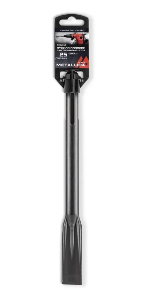 Зубило плоское SDS-max Metallica Ultra 25х280/140 мм самозатачивающееся – №1