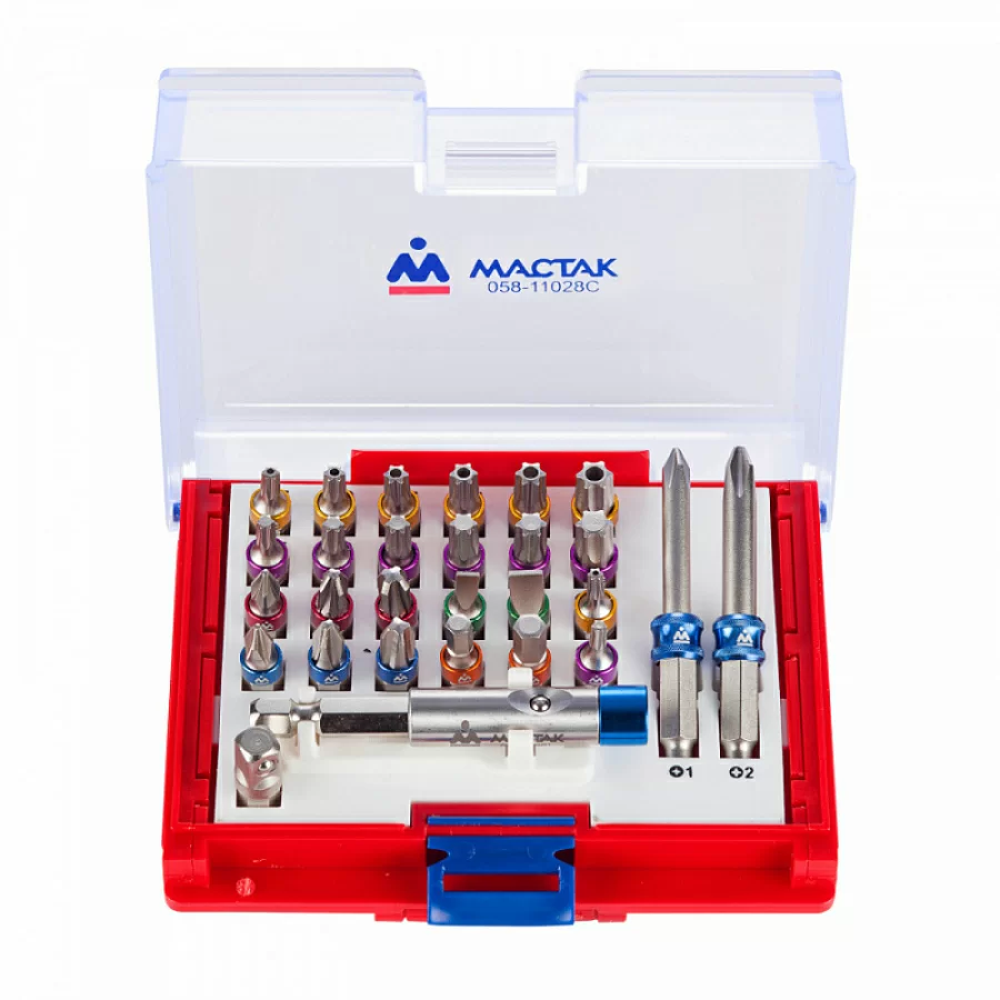 Набор бит Мастак 1/4" (28 шт) – №1