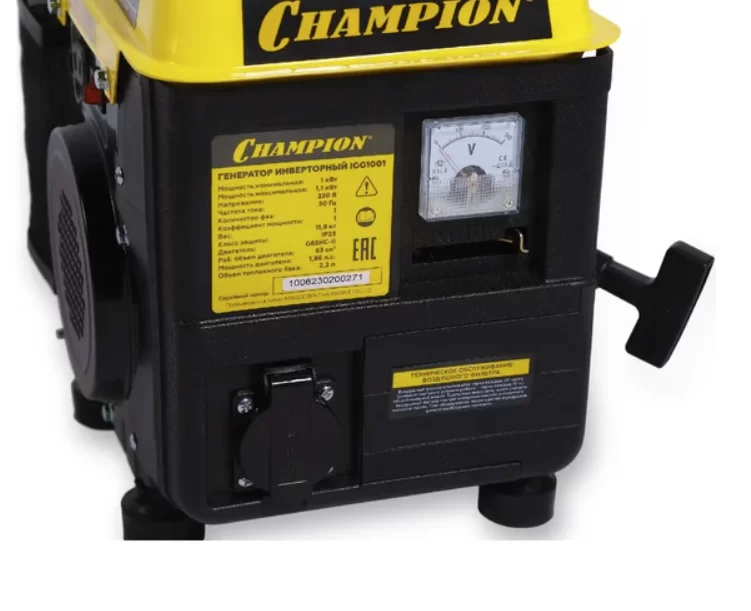 Генератор бензиновый Champion IGG1001 инверторный – фото №2 Генератор бензиновый Champion IGG1001 инверторный – №2