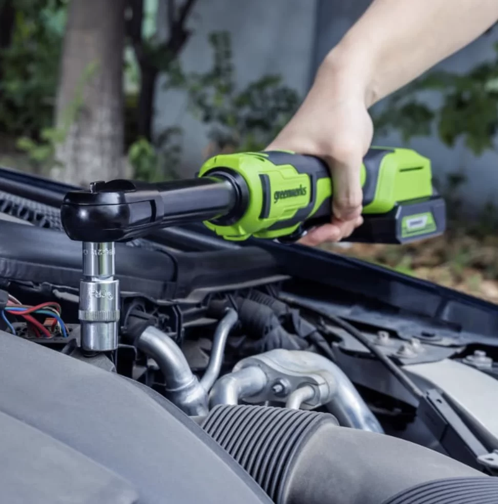 Аккумуляторный гайковерт-трещотка Greenworks GD24RWX 1/2" удлиненная (без акк. и з/у) №4
