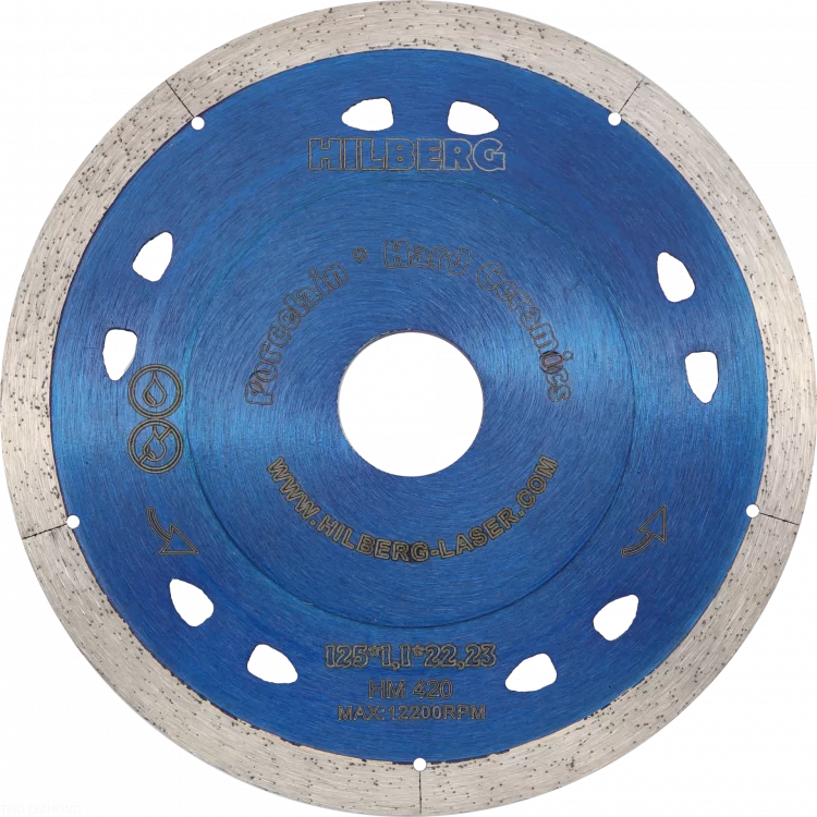 Диск алмазный Hilberg Extra Thin 125х1,1х22,2 мм – фото №1 Диск алмазный Hilberg Extra Thin 125х1,1х22,2 мм – №1