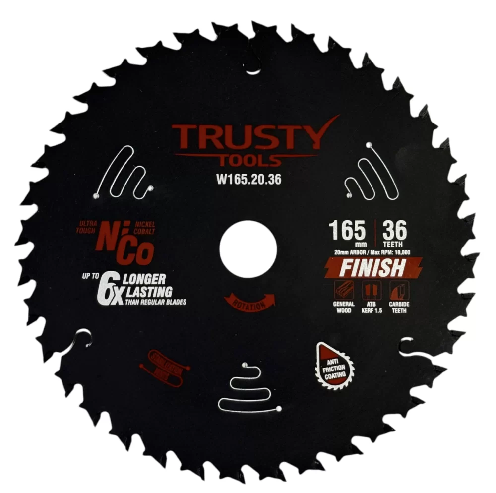 Диск пильный Trusty-Tools Finish 165х20 мм 36Т – №1