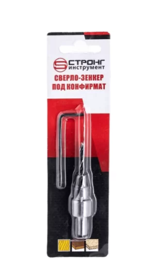 Сверло-зенкер по дереву под конфирмат Strong 4,0 мм №1