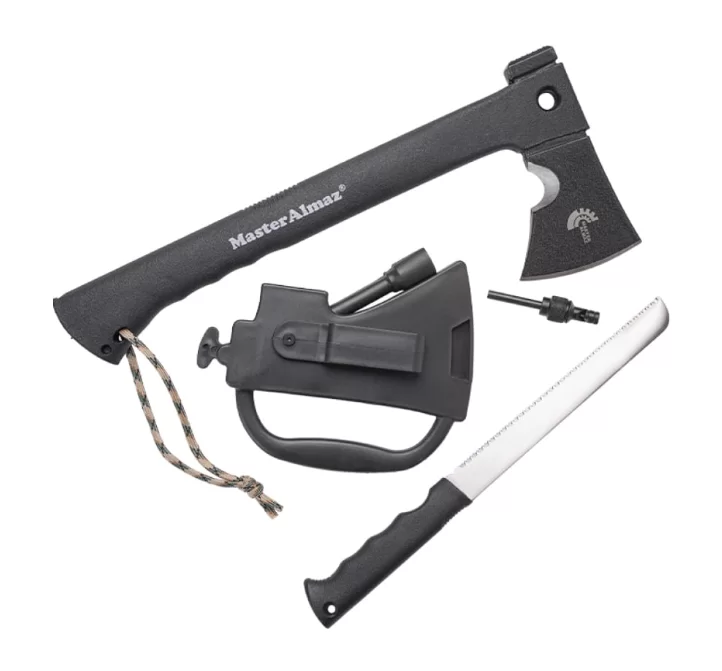 Топор мультифункциональный с пилой в рукоятке МастерАлмаз (10506023) – №1