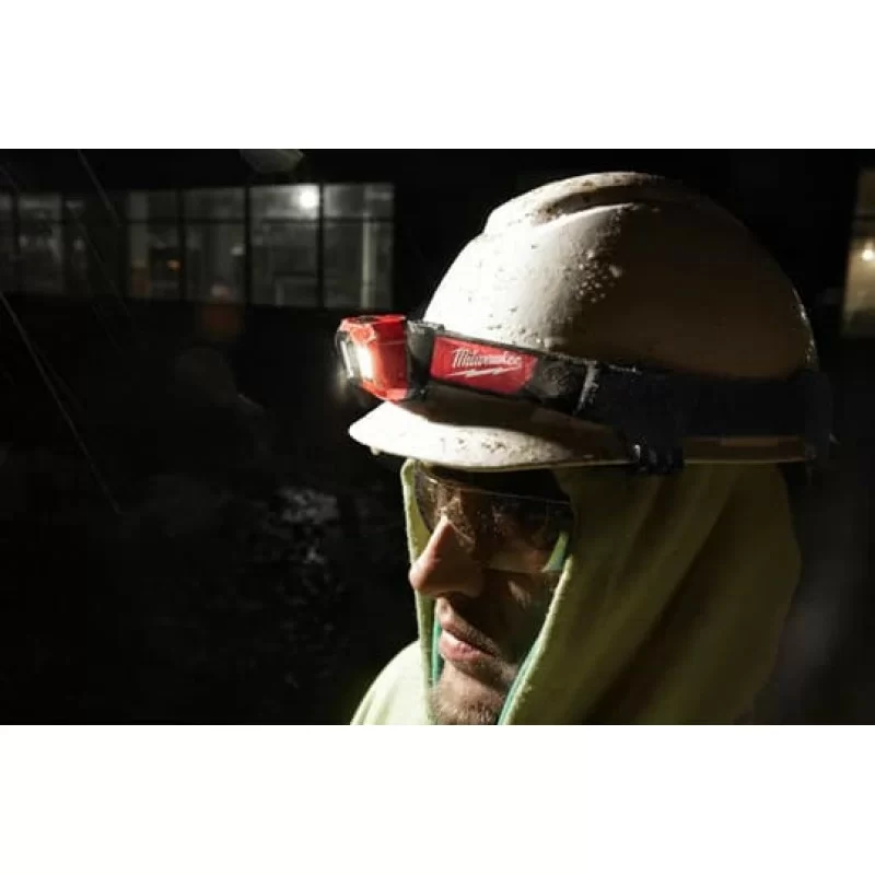 Фонарь налобный Milwaukee HL-SF на батарейках – №3