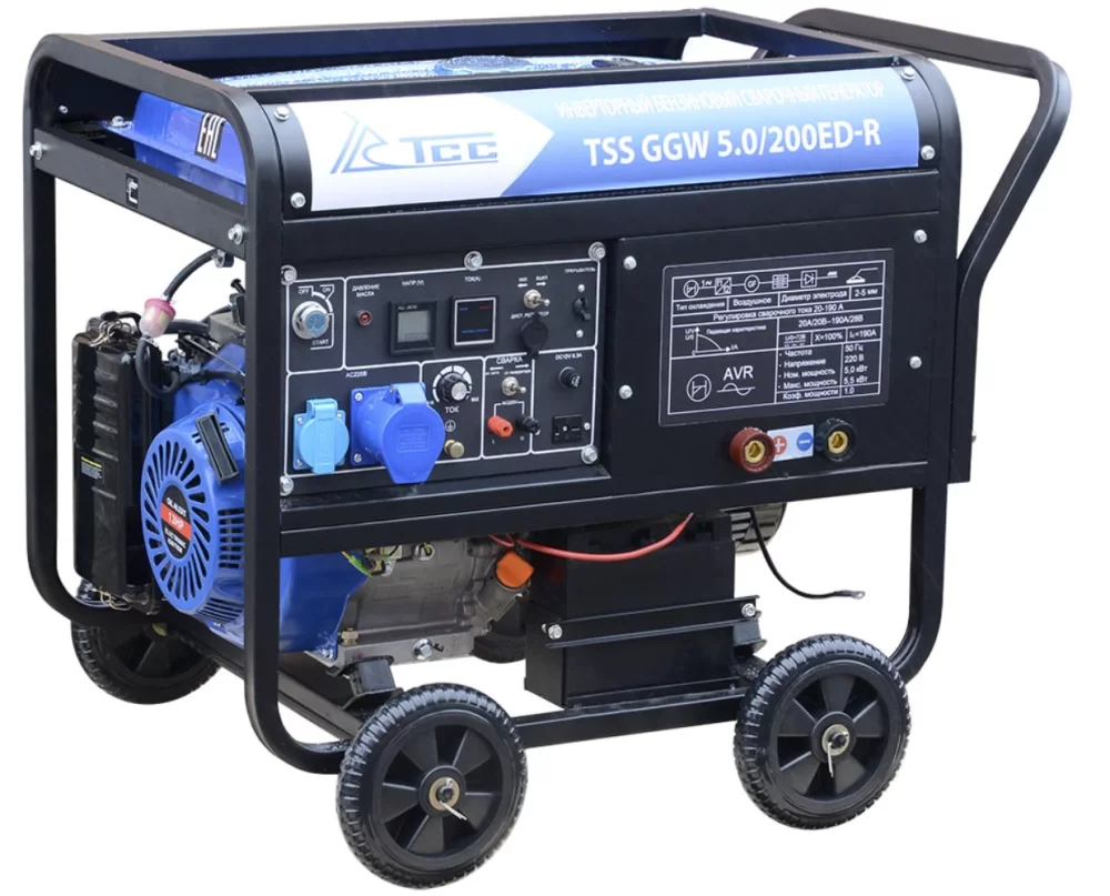 Генератор бензиновый TSS GGW 5.0/200ED-R сварочный – №1