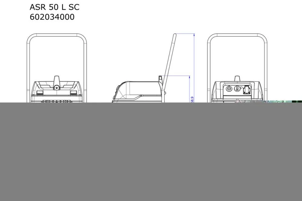 Пылесос промышленный Metabo ASR 50 L SC – №2