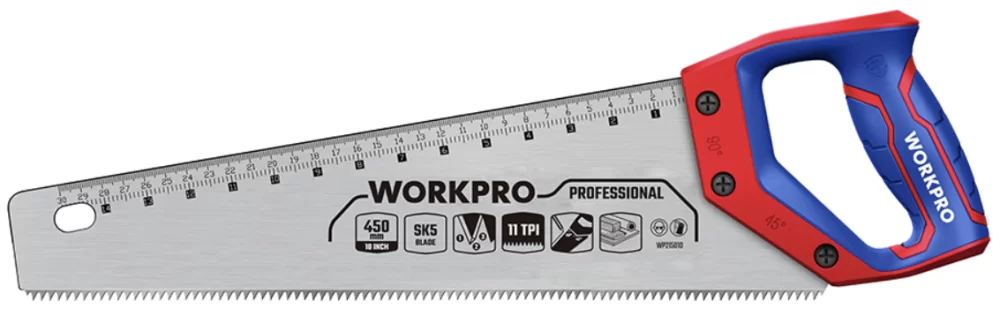 Ножовка по дереву WORKPRO 450 мм 7TPI (WP215006) – фото №1 Ножовка по дереву WORKPRO 450 мм 7TPI (WP215006) – №1