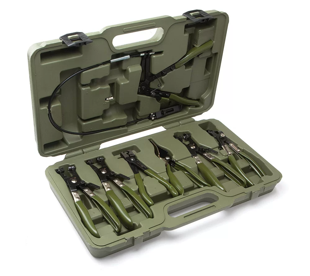 Набор клещей для работы со шлангами Дело Техники (7 пр) – фото №1 Набор клещей для работы со шлангами Дело Техники (7 пр) – №1