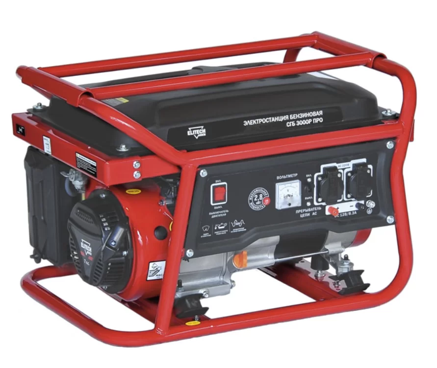 Генератор бензиновый Elitech СГБ 3000Р ПРО – №1