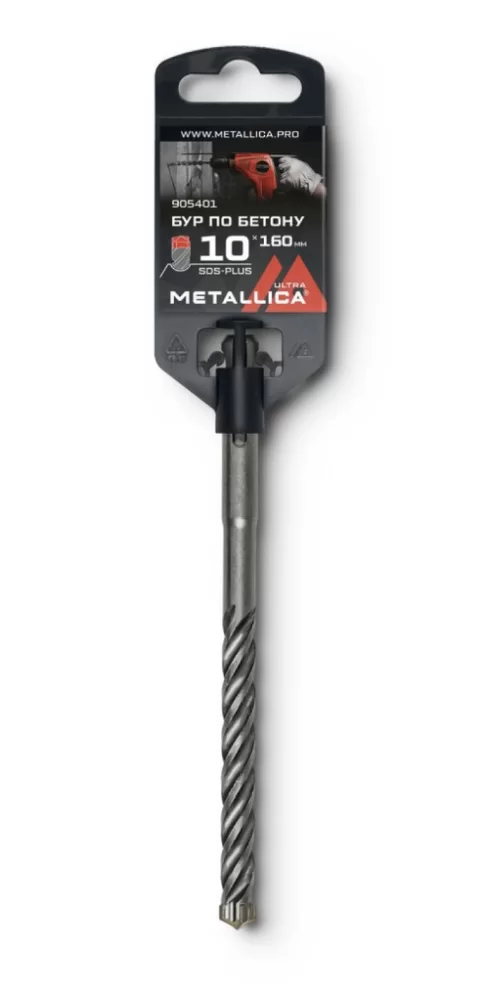 Бур крестовой SDS+ Metallica Ultra 10х160/100 мм – №1