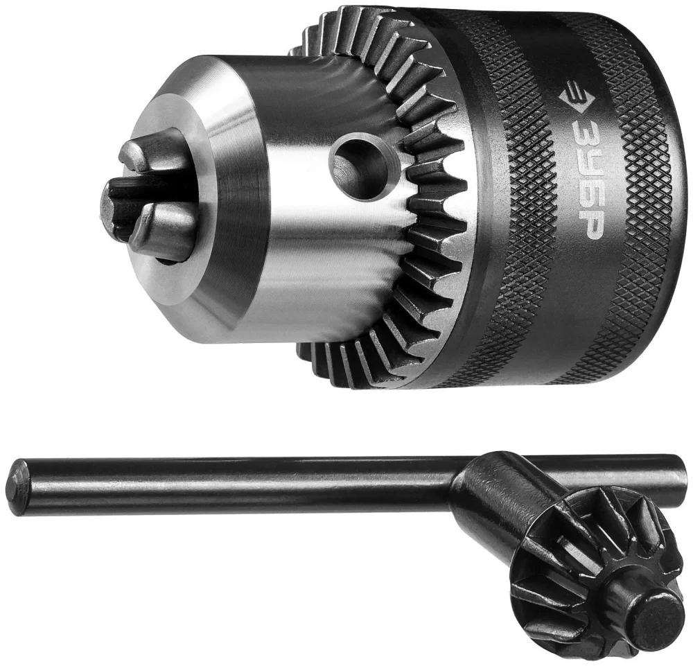 Патрон сверлильный ключевой Зубр Профессионал В16 3,0-16 мм с ключом – фото №1 Патрон сверлильный ключевой Зубр Профессионал В16 3,0-16 мм с ключом – №1