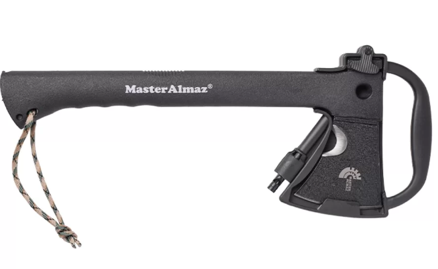 Топор мультифункциональный с пилой в рукоятке МастерАлмаз (10506023) №1