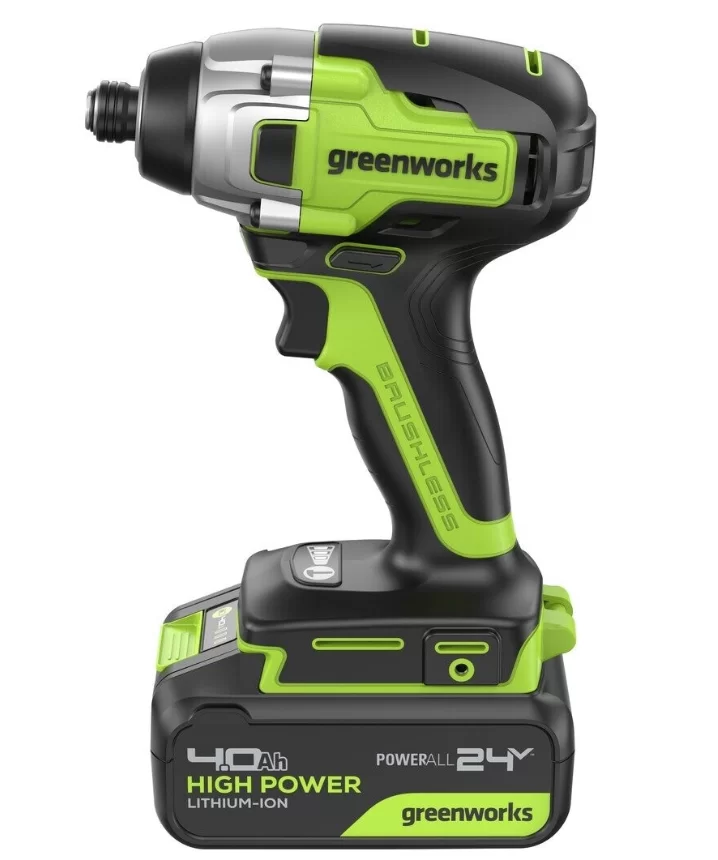 Аккумуляторный винтоверт Greenworks GD24ID3 (1х4,0 Ач) №1