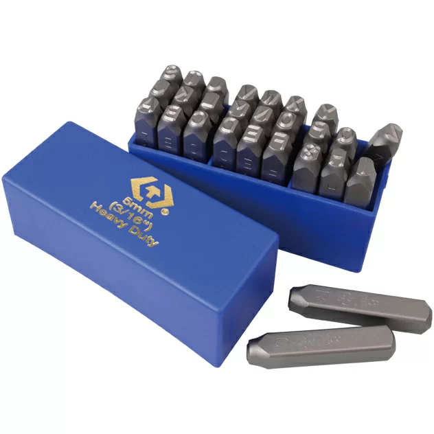 Набор клейм буквенных латиница King Tony 8 мм (27 пр) – №1