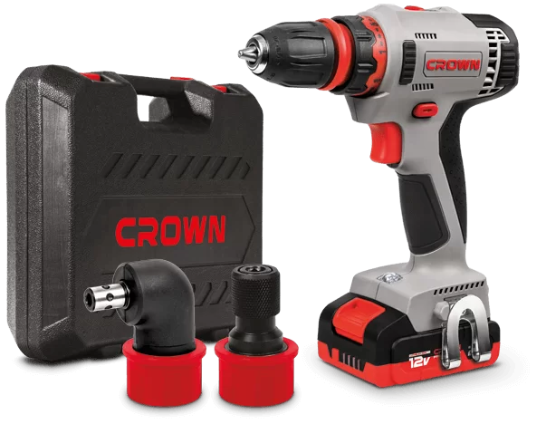 Аккумуляторная дрель-шуруповерт Crown CT21081HQ-2 BMC (2х2,0 Ач) – №1