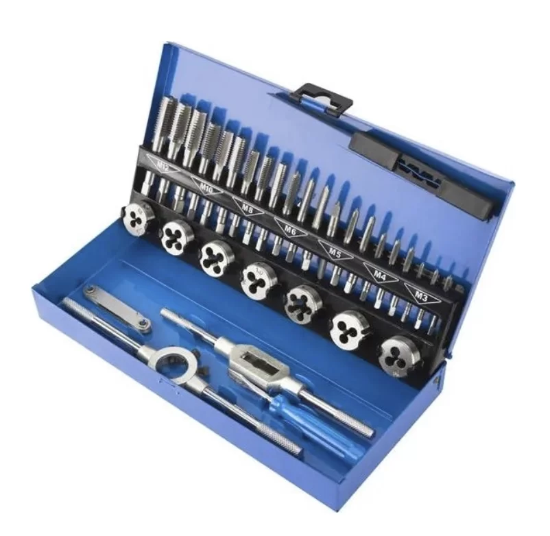 Набор метчиков и плашек WORKPRO (32 шт) (WP309008) – фото №1 Набор метчиков и плашек WORKPRO (32 шт) (WP309008) – №1