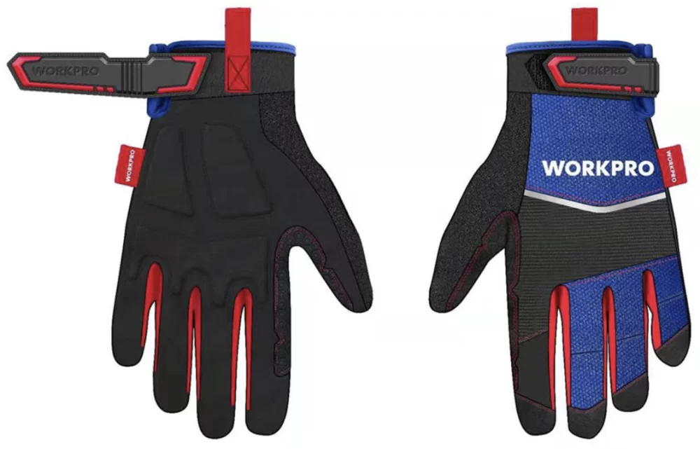 Перчатки строительные WORKPRO размер L (WP371001) №1
