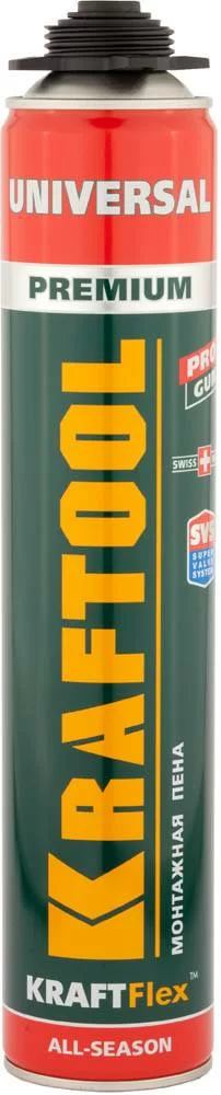 Пена монтажная Kraftool Kraftflex Profi 750 мл – фото №1 Пена монтажная Kraftool Kraftflex Profi 750 мл – №1