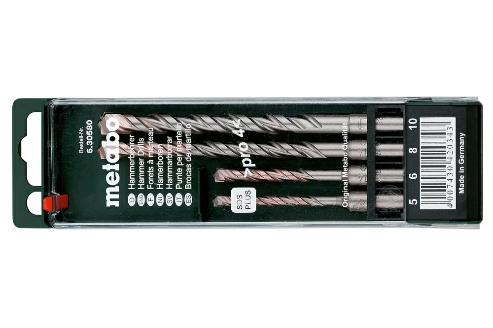Набор буров SDS+ Metabo (4 шт) – №1