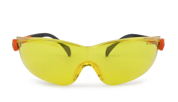Очки защитные открытого типа Jeta Safety Pro Vsion с регулировкой дужек, янтарные №1