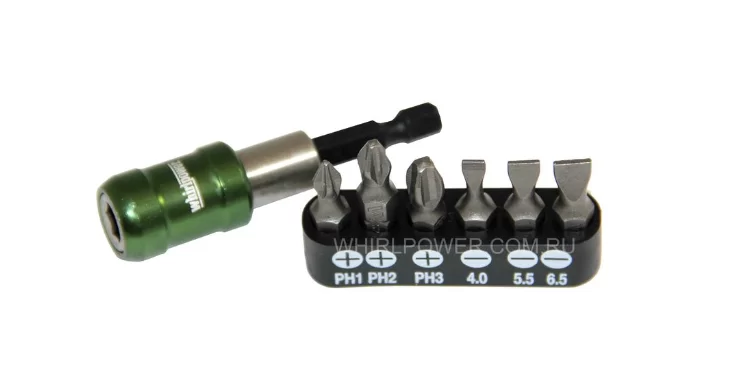 Набор бит с адаптером WhirlPower (7 шт) (96-0107) – №1