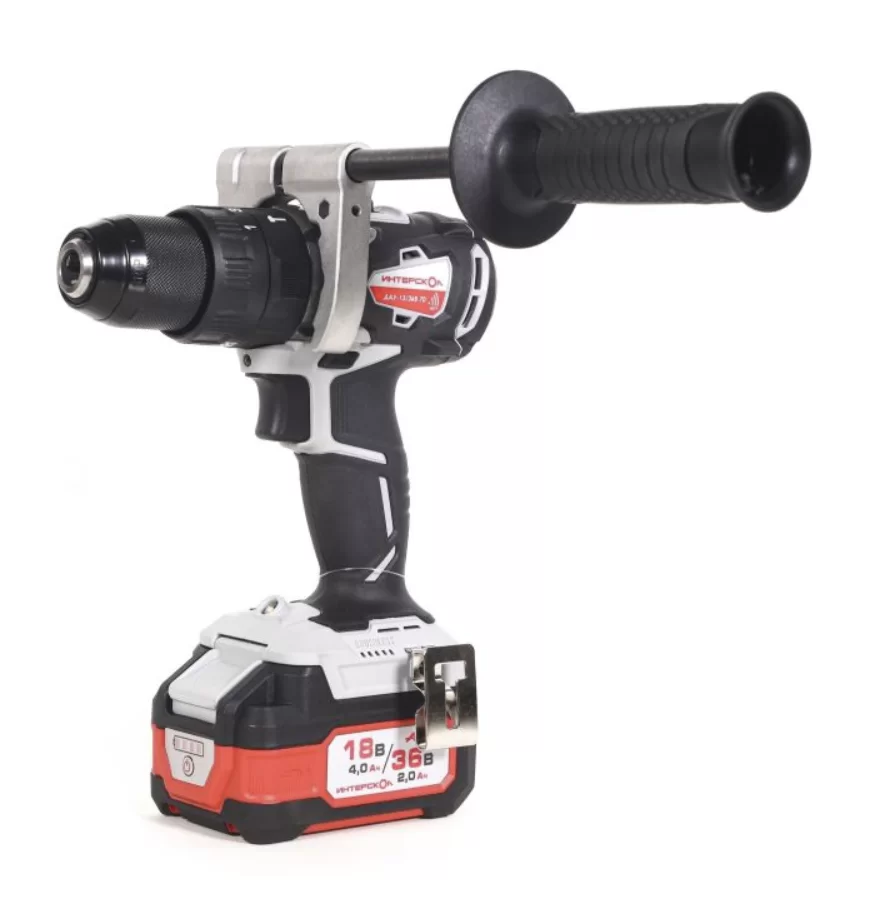 Аккумуляторная ударная дрель-шуруповерт Интерскол ДАУ-18/36В 70 АПИ (2х2,0 Ач) №1