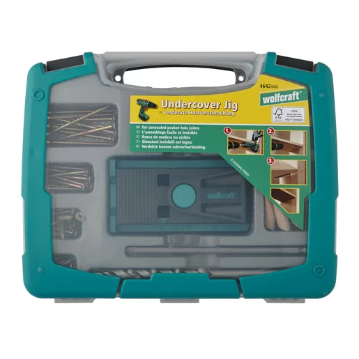 Набор для выполнения скрытых соединений Wolfcraft Undercover Jig (4642000) №8
