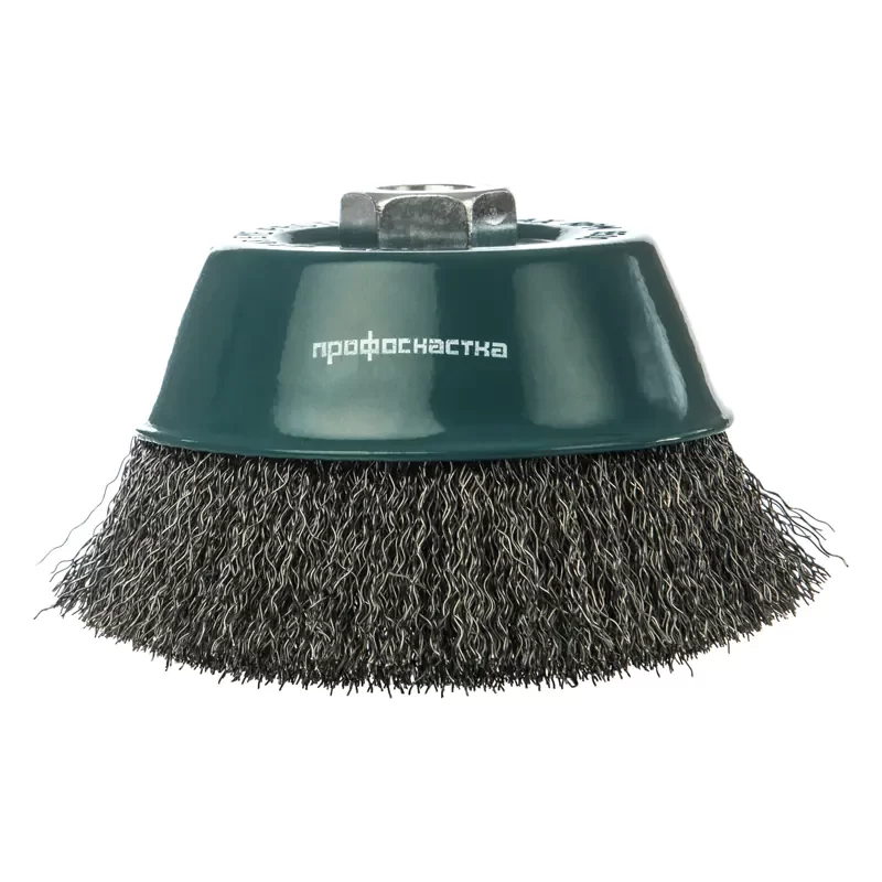 Корщетка для УШМ ПрофОснастка Мастер №3 90 мм, чашка – фото №1 Корщетка для УШМ ПрофОснастка Мастер №3 90 мм, чашка – №1