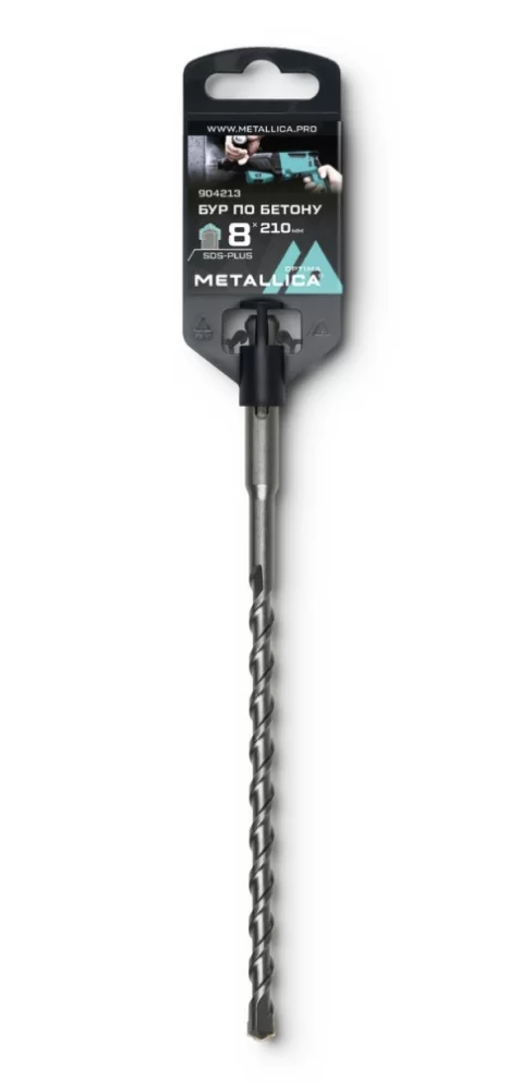 Бур SDS+ Metallica Optima 8х210/150 мм – фото №1 Бур SDS+ Metallica Optima 8х210/150 мм – №1