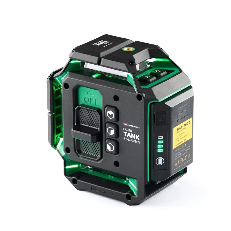 Уровень лазерный ADA LaserTank 4-360 Green Ultimate Edition №1