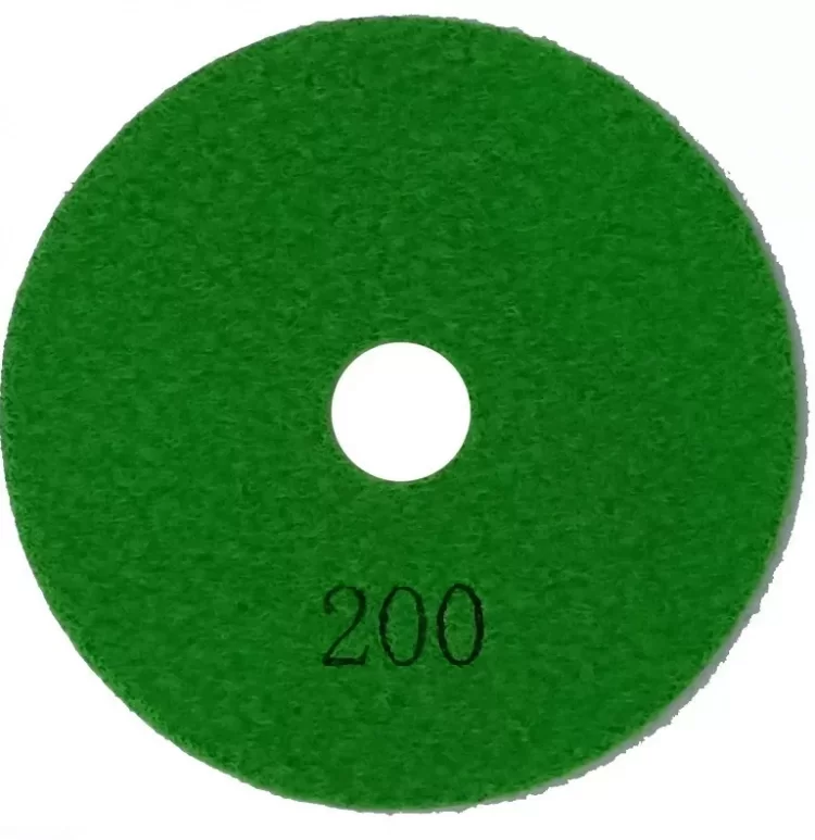 Круг алмазный гибкий шлифовальный Hilberg №200 100 мм – №1